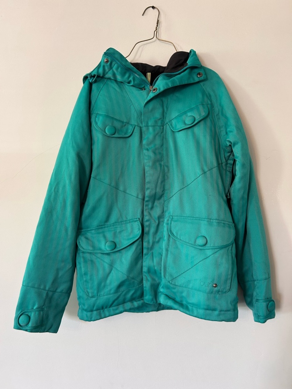 Burton Women’s DRYRIDE Teal Document Ski/Snowboarding Jacket~Size Sm EUC!